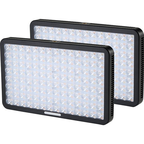 Amaran Pano 60C RGB COB LED Light Panel - 2 Light Kit with Charcoal Case for Photography, Videography & YouTube Content Creation