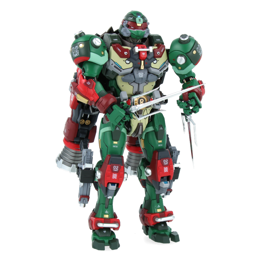 Mecha Raphael TMNT Action Figure - HB0013 - Collectible Ninja Turtle Robot Toy for Kids & Adults - Perfect for Display, Play & TMNT Fans Collections