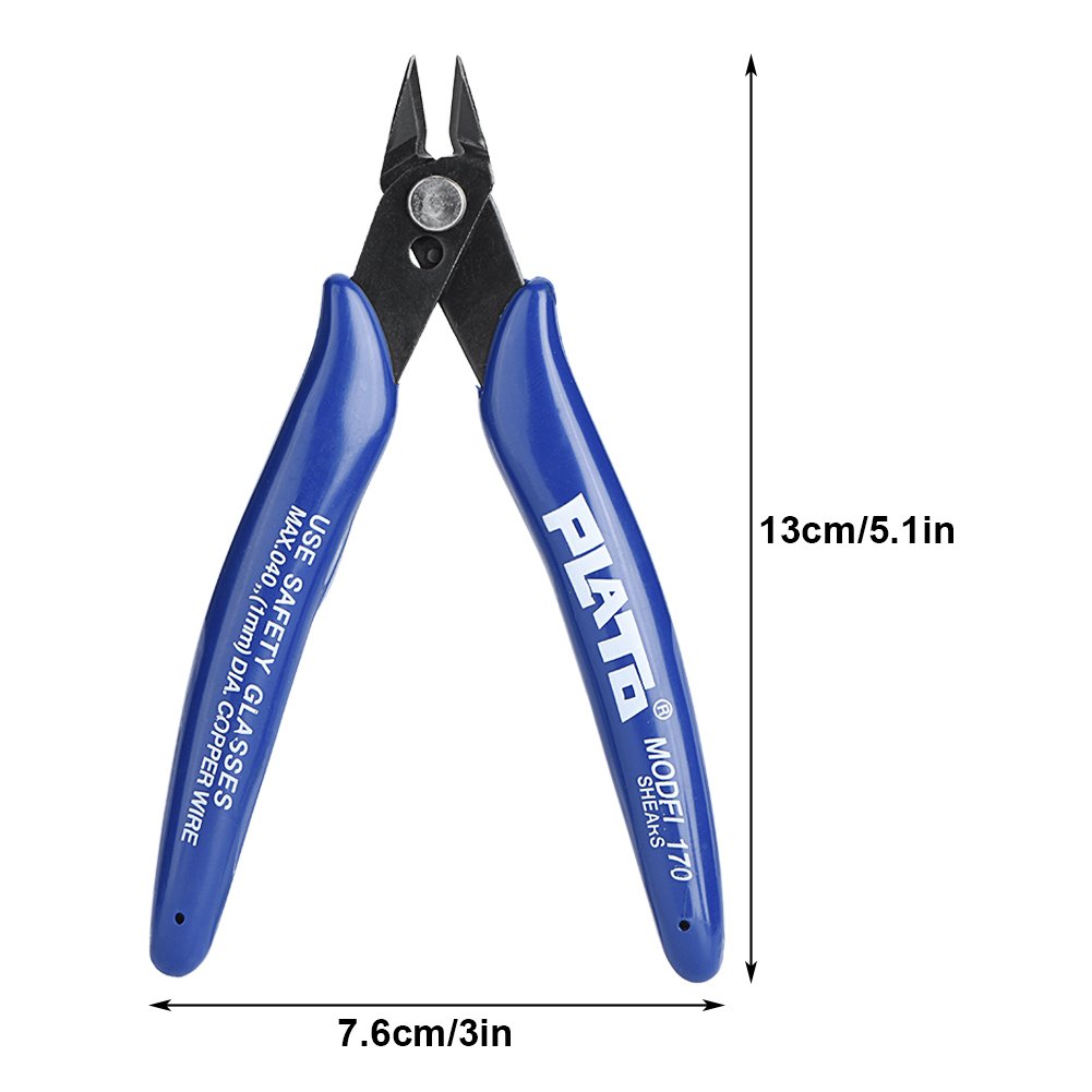 SoaruP 3D Printer Wire Cutter - Professional Side Cutting Nippers, Snips & Diagonal Pliers Tool for Electronics, Jewelry Making & DIY Crafts | Perfect for 3D Printing, Wire Work & Electrical Projects