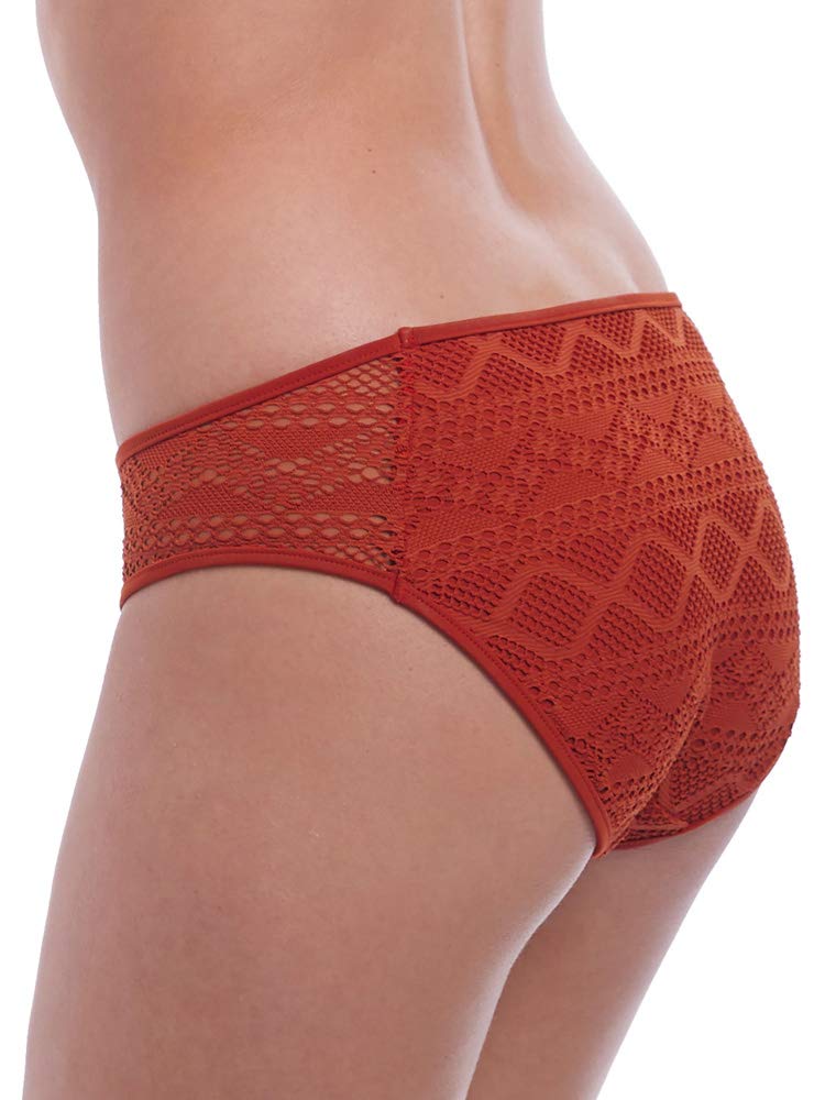 Freya Women's Standard Sundance Crochet Hipster Swim Brief Bikini Bottom - Sexy Beachwear for Women, Perfect for Pool Parties, Vacations & Summer Getaways (Style 3976)
