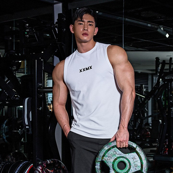 Muscle Fit Dual Sleeveless Workout Tank Top for Men - Gym, Running & Athletic Performance
