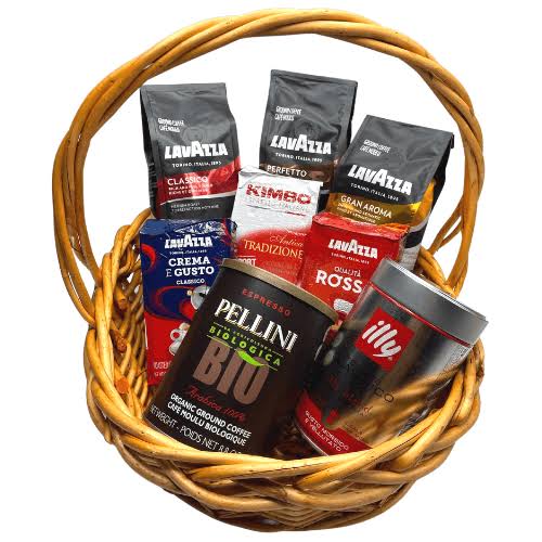 Premium Coffee Gift Basket Canada - Small Gourmet Coffee Gift Set for Holidays & Special Occasions - Perfect Corporate Gift & Birthday Present