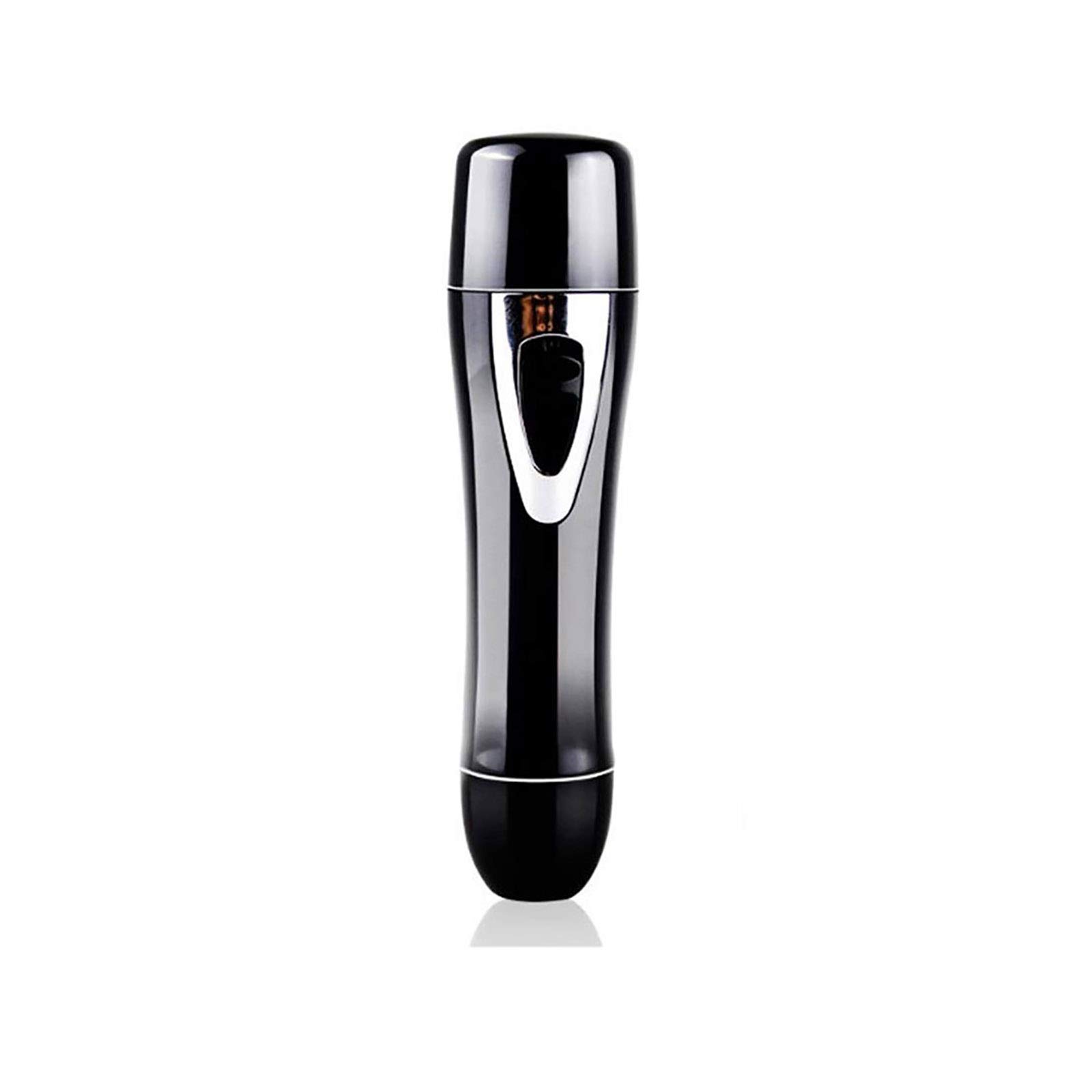 Rechargeable Waterproof Nose Hair Trimmer for Men & Women - Stainless Steel Mini Grooming Scissors with LED Light | Perfect for Travel, Home & Personal Grooming | Amagarm Groomate Manual Nose Hair Trimmer