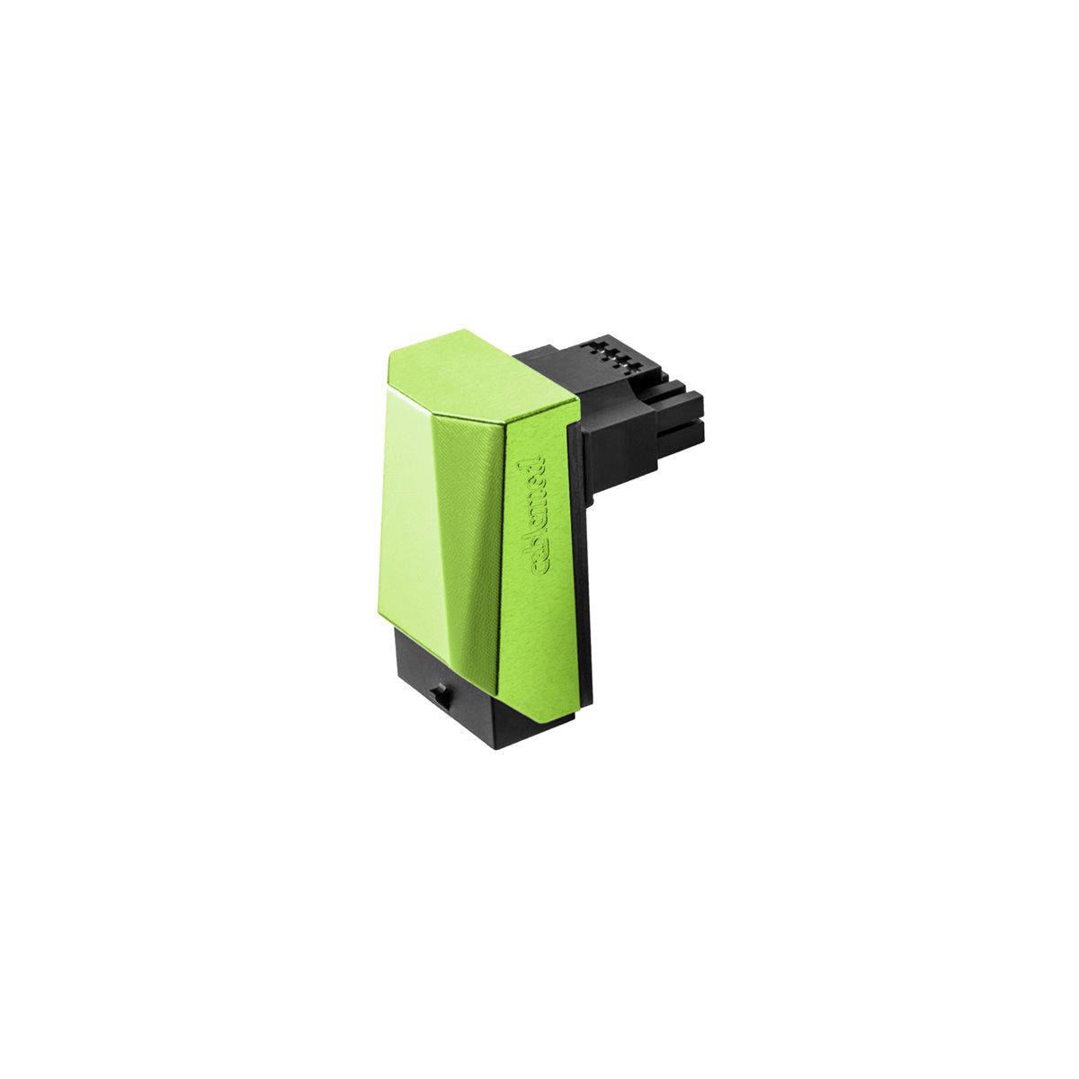 CableMod 12VHPWR 90 Degree Angled Adapter - Variant B (Green) | PCIe 5.0 Power Connector for RTX 4090/4080 GPUs | Perfect for PC Gaming & Workstation Builds
