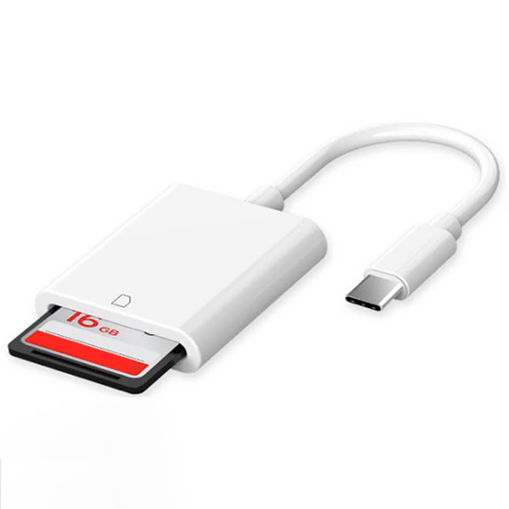 USB C to SD Card Reader - OTG USB-C Adapter for iPhone, Samsung, Huawei, Xiaomi, MacBook Pro/Air - High-Speed Data Transfer - Perfect for Travel, Photography & File Backup