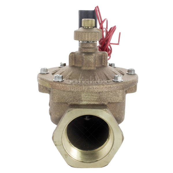 Hunter IBV201GFS 2 Inch Brass Globe Valve with Filter Sentry - Durable Water Flow Control for Plumbing, Irrigation & Industrial Systems