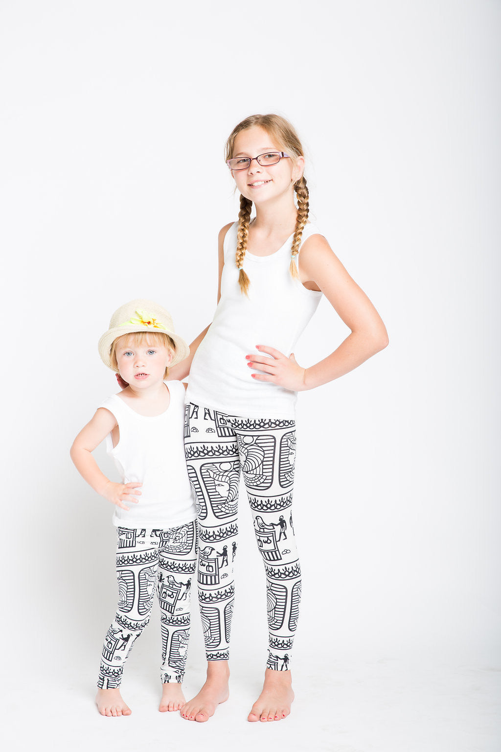 White Nefertiti Kids Costume S/M - Egyptian Queen Dress for Girls Halloween, Cosplay & Theme Parties