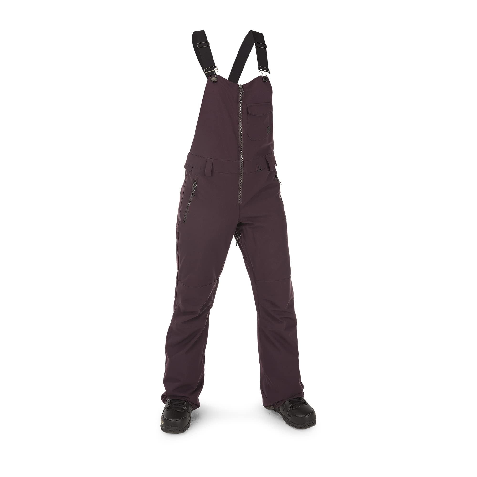 Volcom Women's Swift Bib Overall Snow Pants - Waterproof Insulated Ski & Snowboard Pants for Winter Sports & Outdoor Activities