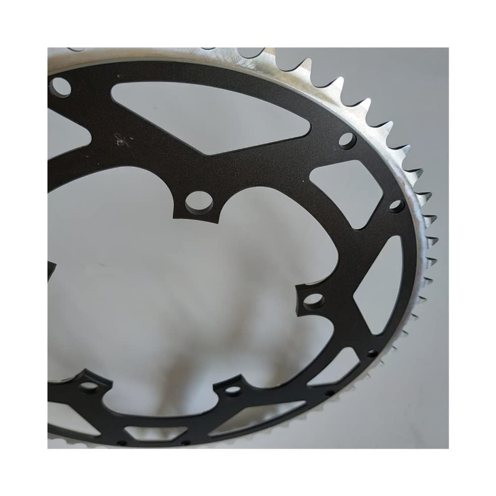60T 130 BCD Chainring - High-Performance Folding Bicycle Crankset for Road/MTB/BMX | Durable Fixed Gear Bike Parts & Accessories | Ideal for Commuting, Urban Riding & Performance Cycling