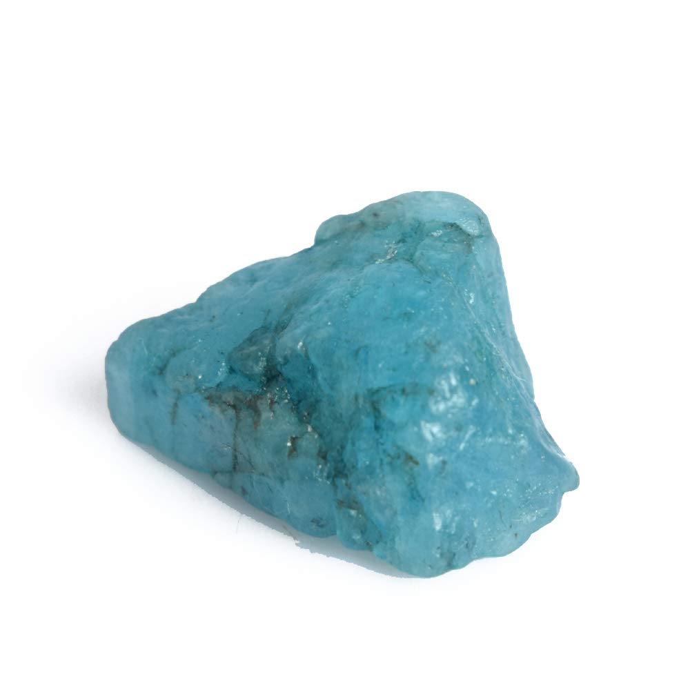 9.85 Ct Natural Untreated Raw Rough Aquamarine Gemstone - Certified Sky Blue Healing Crystal for Jewelry Making, Meditation & Energy Work