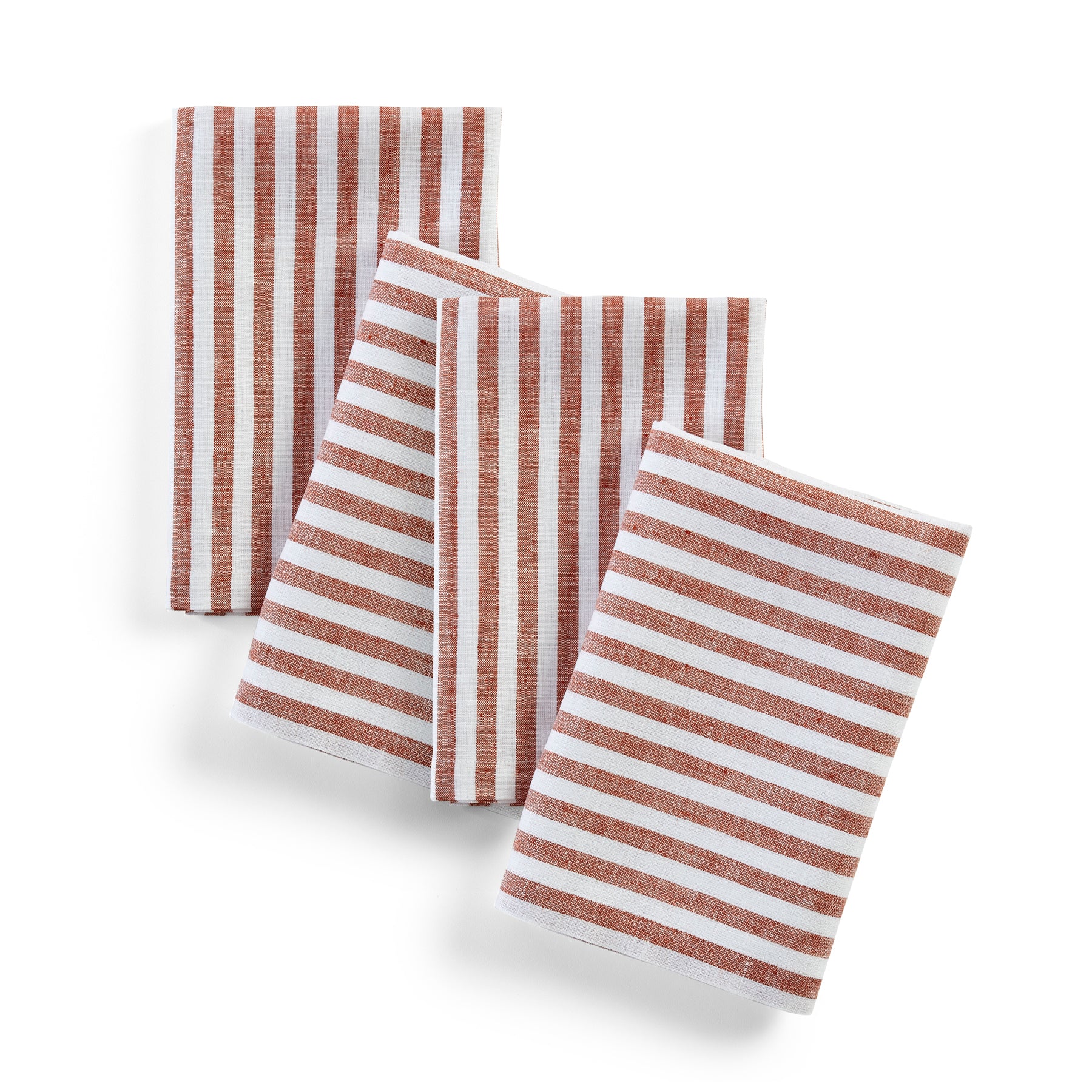 Cherry Blossom and White Amalfi Stripe