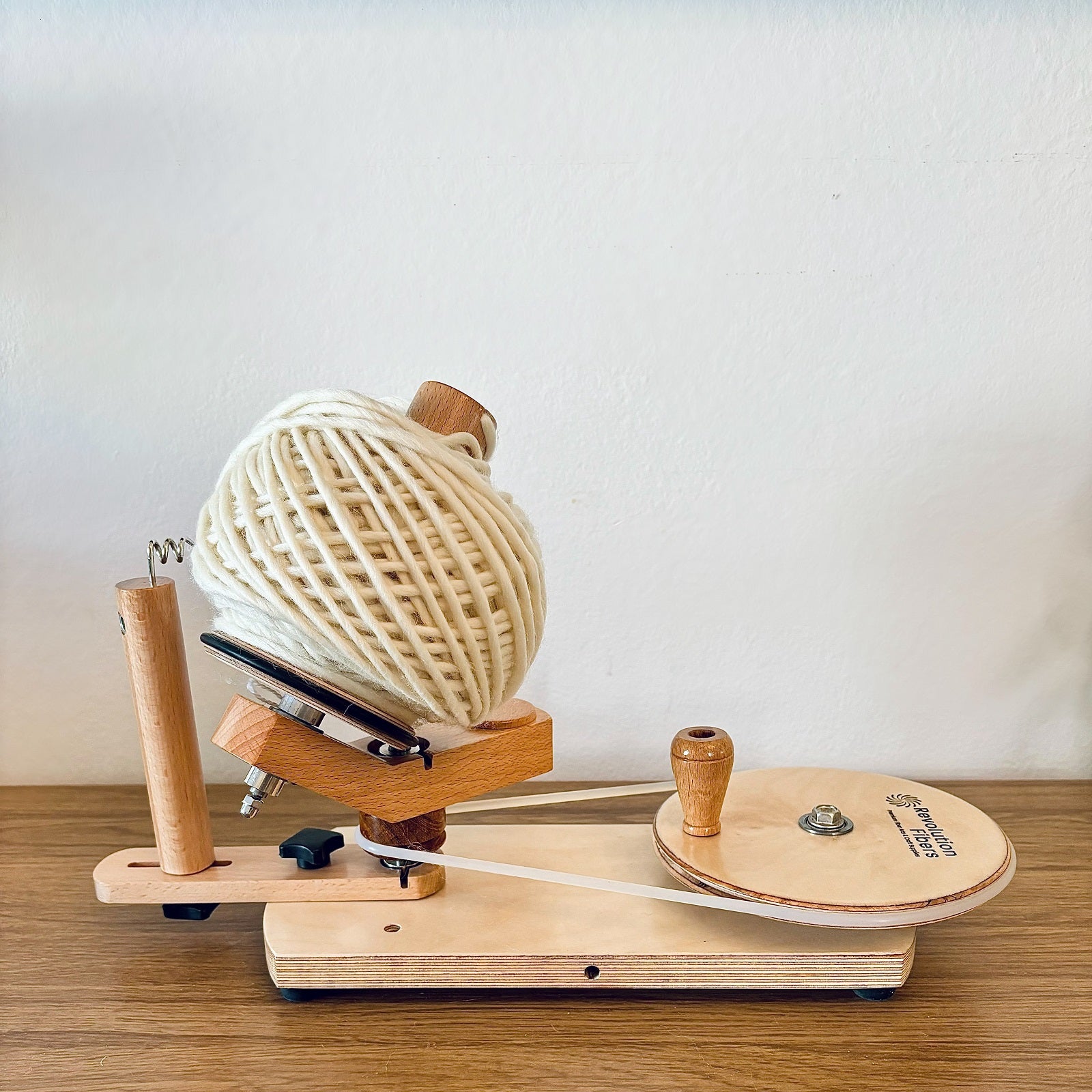 Jumbo Yarn Ball Winder - Professional Grade Hardwood Maple Yarn Winder with 17 oz Capacity for Knitting & Crocheting Projects | Perfect for Handmade Yarn Balls, DIY Crafts & Fiber Arts