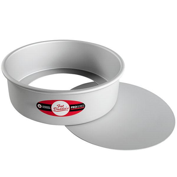 Non-Stick Round Cake Pan with Removable Bottom - 3 Inch Height for Baking Cakes, Cheesecakes, and Pies - Perfect for Home Bakers and Professional Kitchens