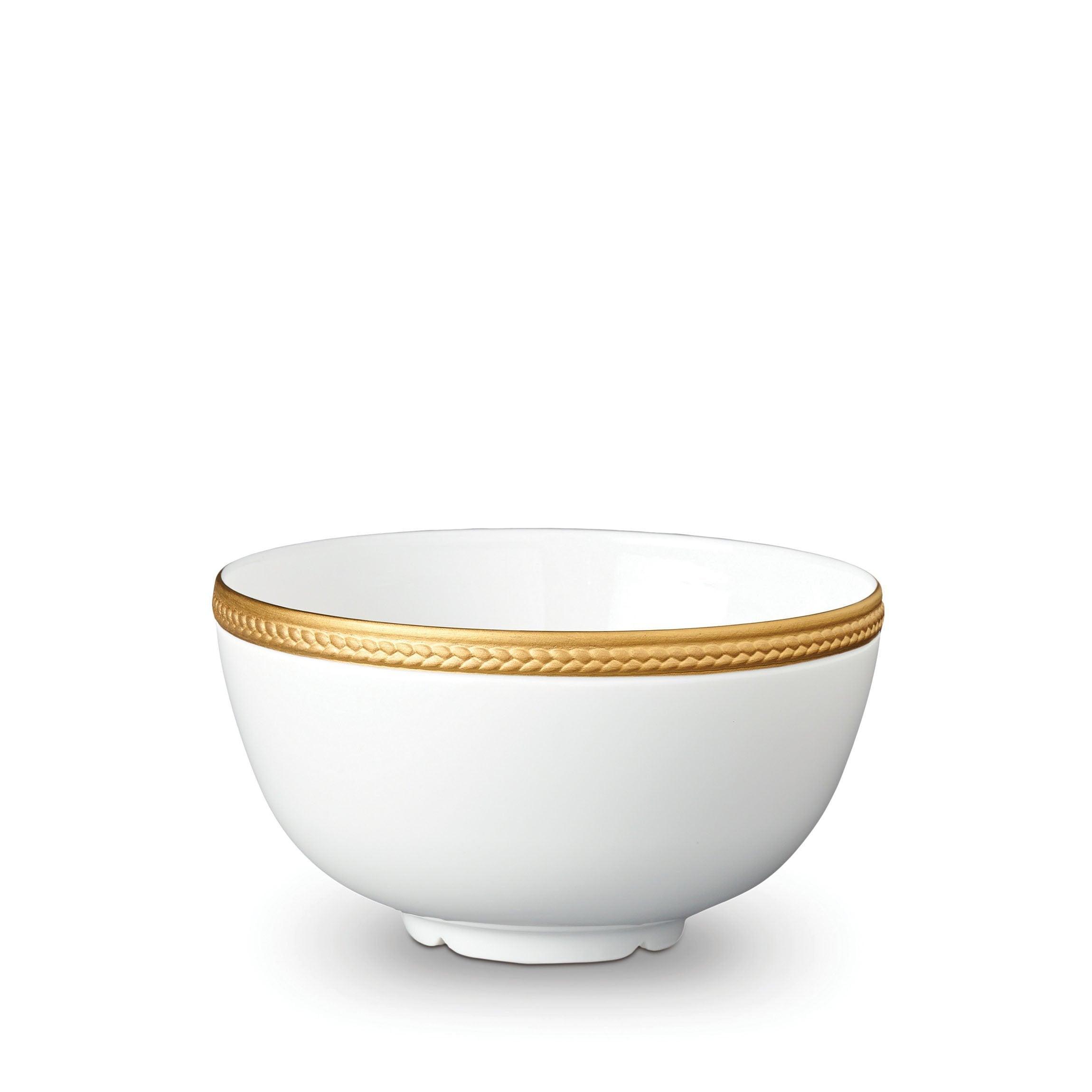 Braided Silk Cereal Bowl - Elegant Handmade Breakfast & Snack Bowl for Cereal, Soup, Salad - Perfect for Home, Office & Gifting