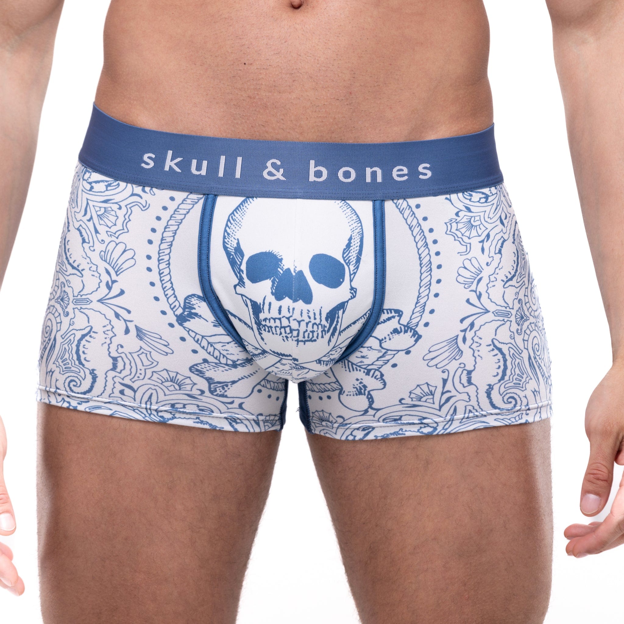 Nautical Bandana Swim Trunk for Men - Quick Dry Beach Shorts with Adjustable Waistband - Perfect for Swimming, Surfing, and Summer Vacations