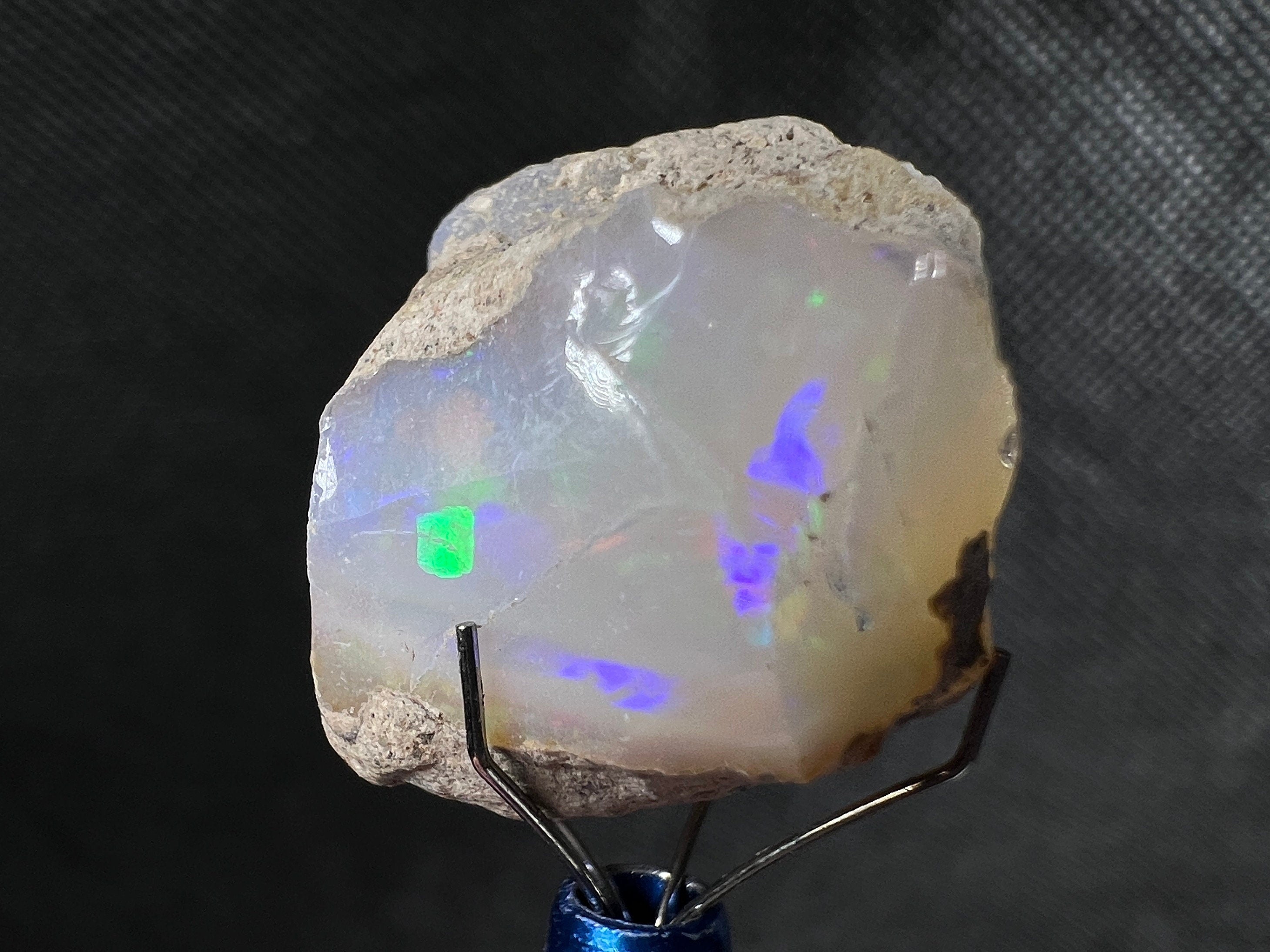 4A+ Welo Opal Raw Crystal - Natural Cutting Grade Opal Gemstone, October Birthstone (50643) for Jewelry Making, Healing & Collecting