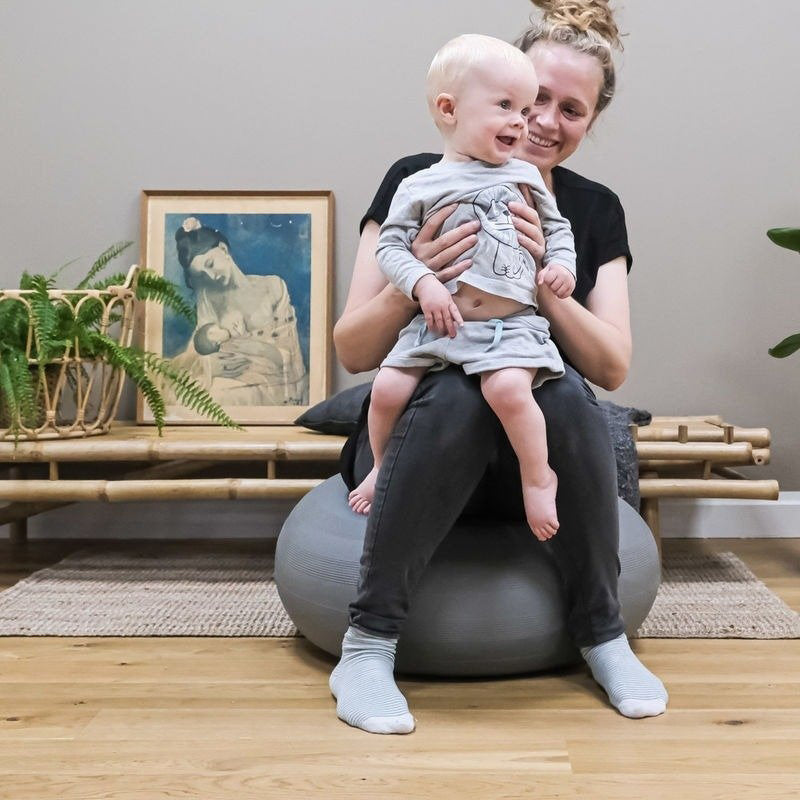 bObles Donut 2019 Large Grey - Kids Playroom Foam Climbing Toy for Toddlers, Indoor Play Equipment for Home & Daycare - Safe & Soft Children's Activity Furniture