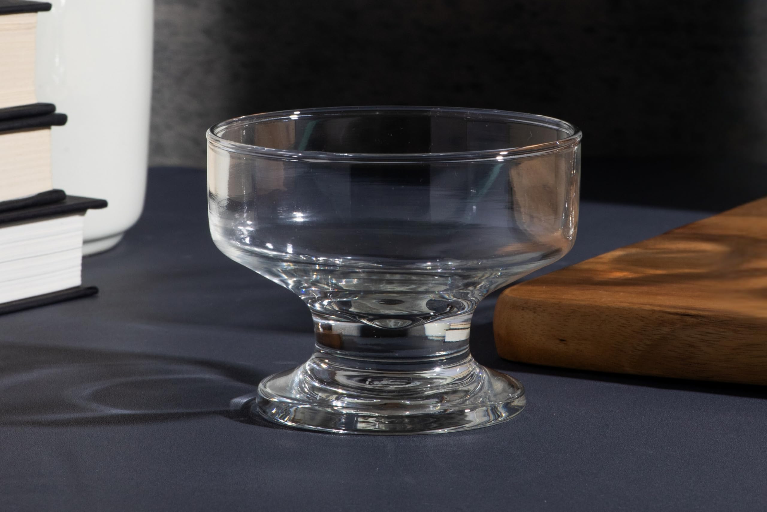 7oz Ice Cream Bowls - Elegant Glass Dessert Bowls for Snacks, Fruit & Sundae - Set of 12 for Parties & Dining
