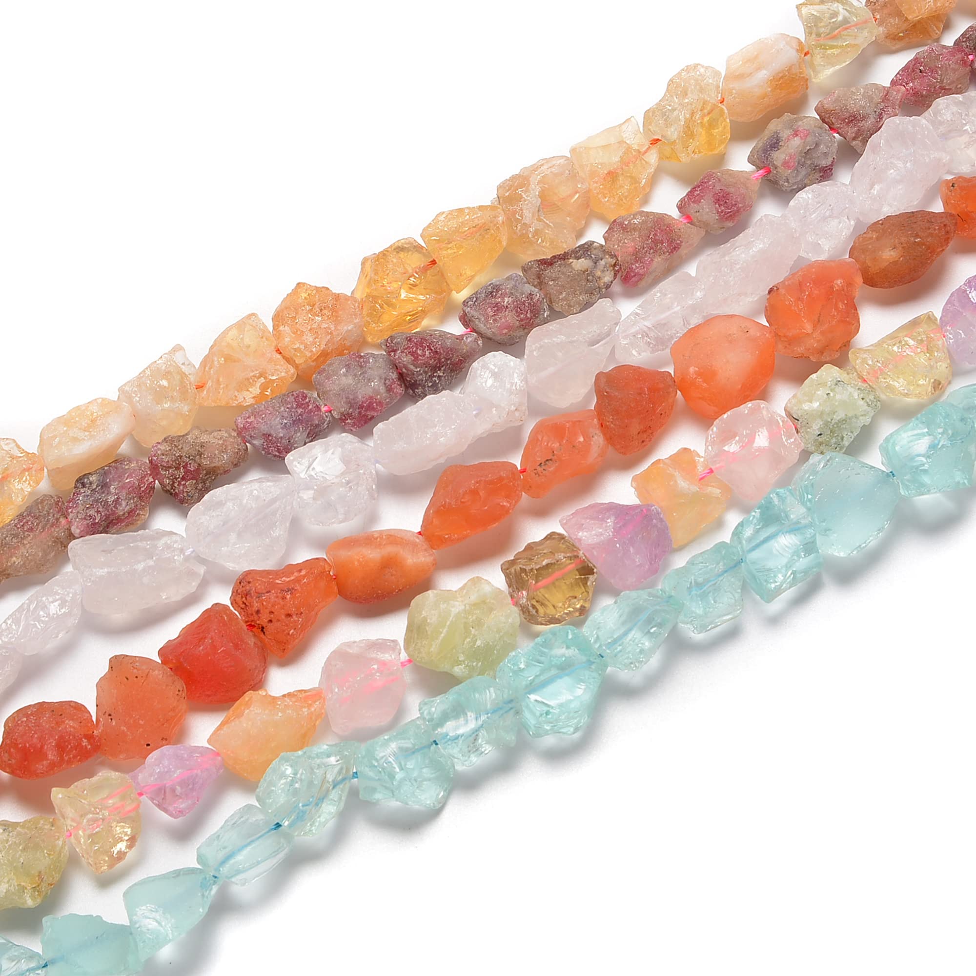 JM Design Natural Eudialyte Rough Nugget Beads 15-20mm (15.5