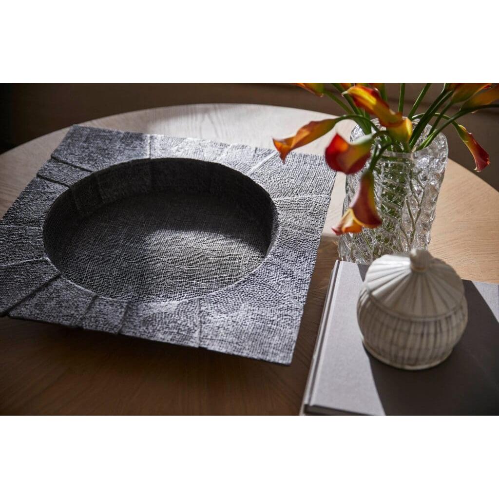**Cyan Design 11658 Baxter Tray - Antique Pewter Small Decorative Serving Tray for Coffee, Tea, or Home Decor**