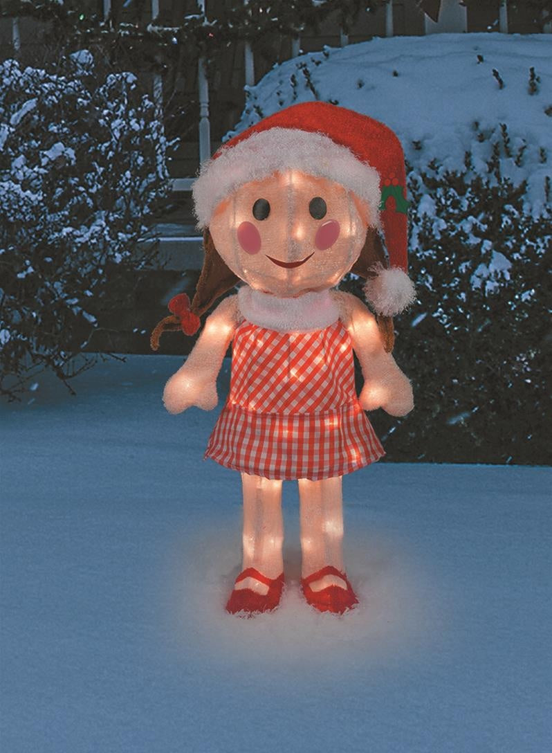 24 Misfit Sally Tinsel Outdoor Christmas Decorations - Inspired by Rudolph the Red-Nosed Reindeer - Perfect for Yard, Porch & Holiday Party Decor