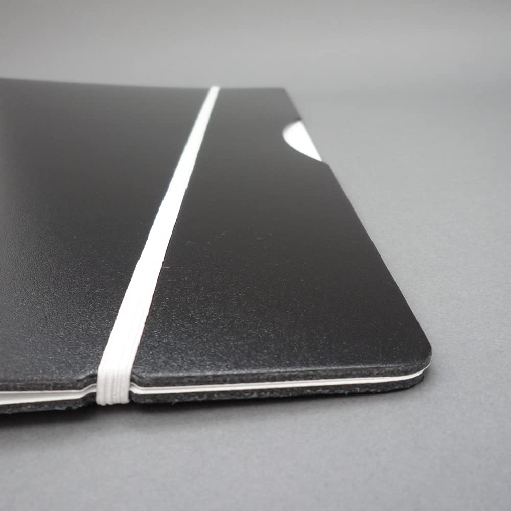 11x8.5 Inch Landscape Binder with 75 Matching Sheet Protectors - Heavyweight Archival Safe & Acid Free Black/White Binder - Perfect for Office Documents, School Projects & Presentation Materials