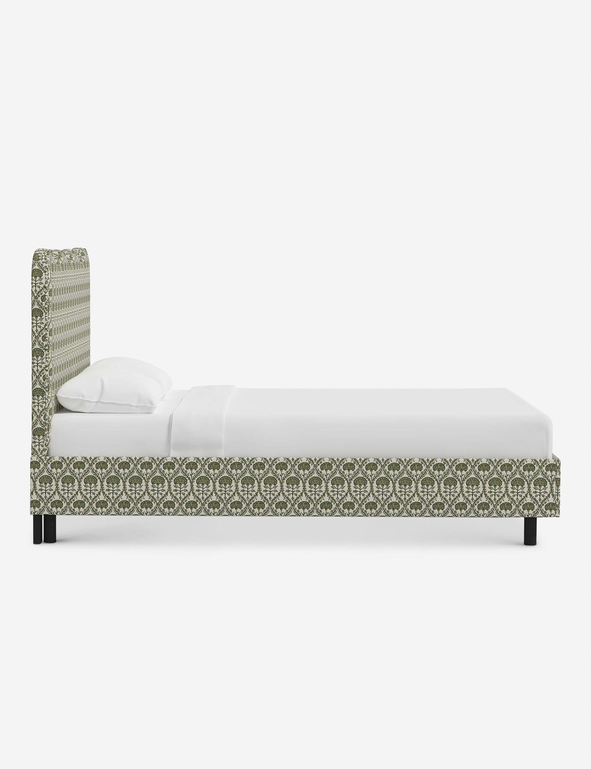 Clementine Platform Bed Frame - Modern Wooden Bed with Sturdy Slat Support, Queen Size | Perfect for Minimalist Bedroom & Small Space Living