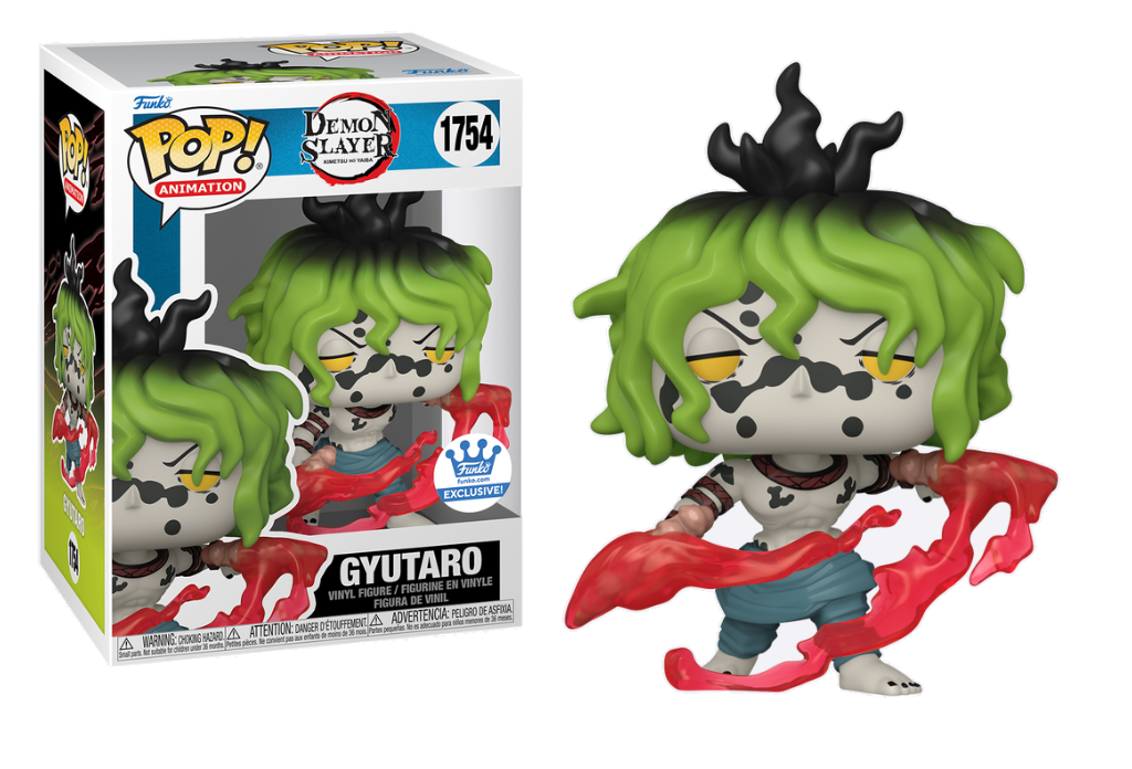 Demon Slayer Gyutaro (Blood Attack) Funko Pop! Vinyl Figure - Anime Collectible for Fans, Gift for Otaku, Perfect for Display & Decor