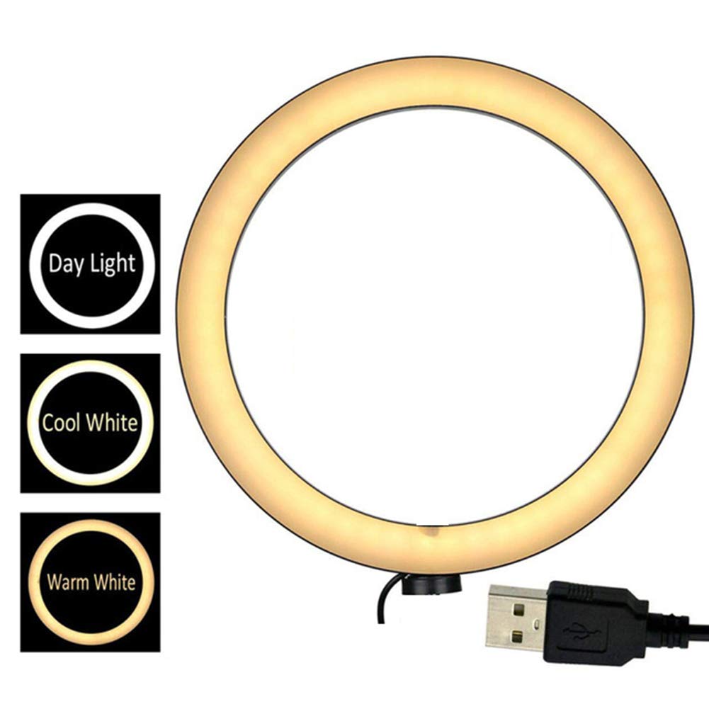 6/10 Inch Adjustable LED Ring Light with Tripod Stand - Professional Photography Lighting for Camera, Phone, YouTube Videos, Live Streaming & Studio Fill Light - Perfect for Content Creators, Vloggers and Makeup Artists