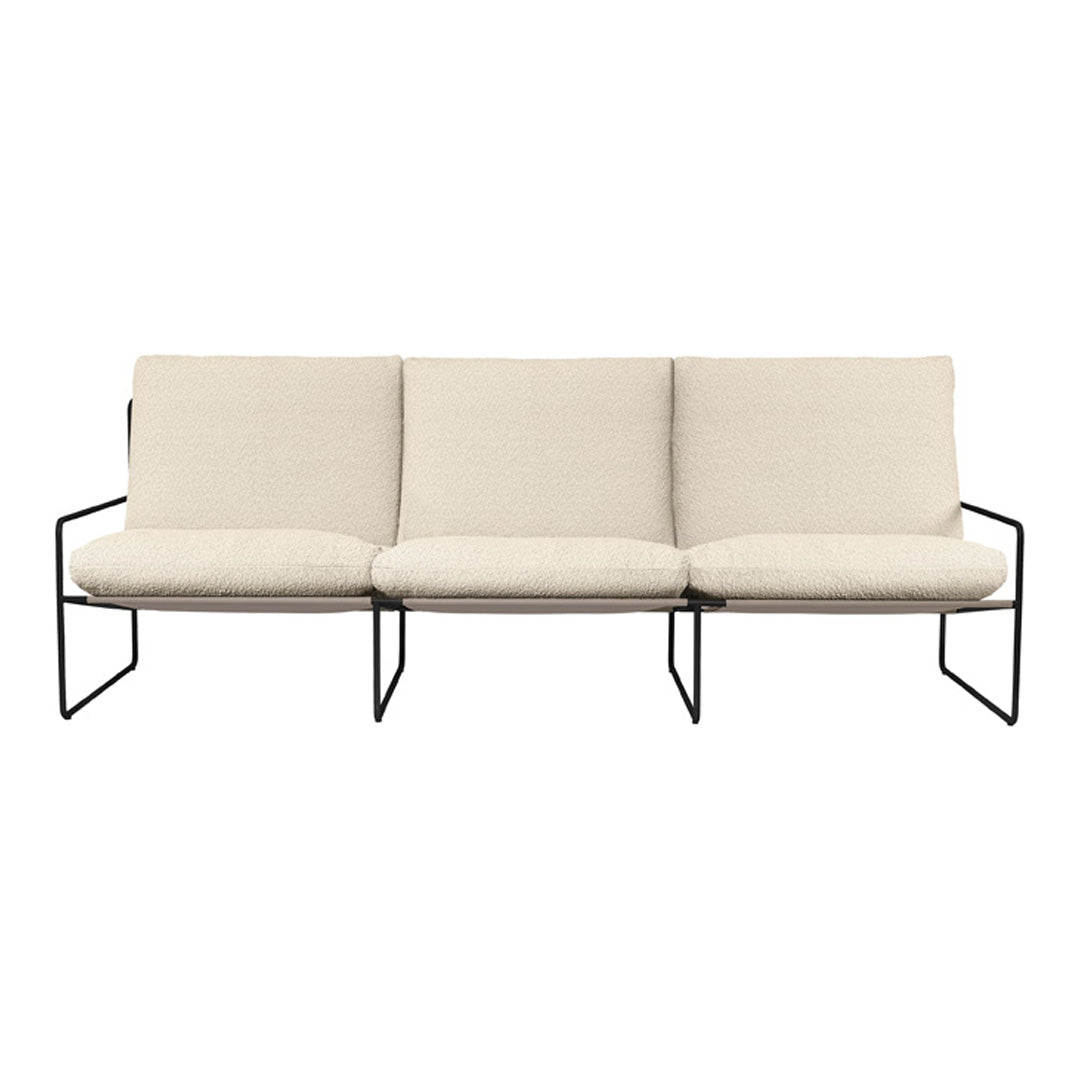 Ferm Living Desert Dolce Sofa - Modern Mid-Century Design, Luxe Velvet Upholstery, Comfortable Living Room Furniture for Home & Office Decor