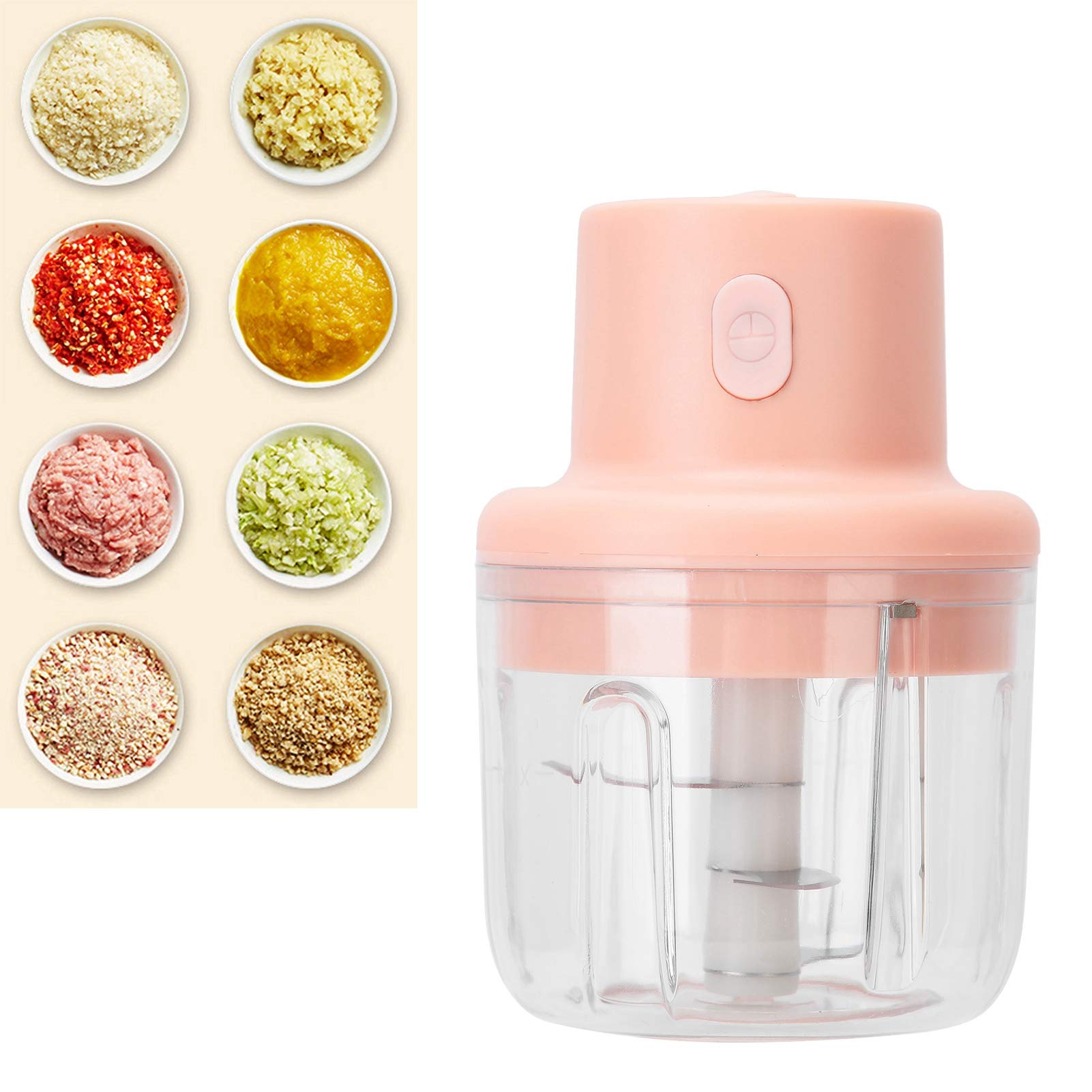 Electric Meat Grinder & Baby Food Maker - USB Rechargeable for Home, School & Travel - Perfect for Homemade Baby Food, Ground Meat & Meal Prep