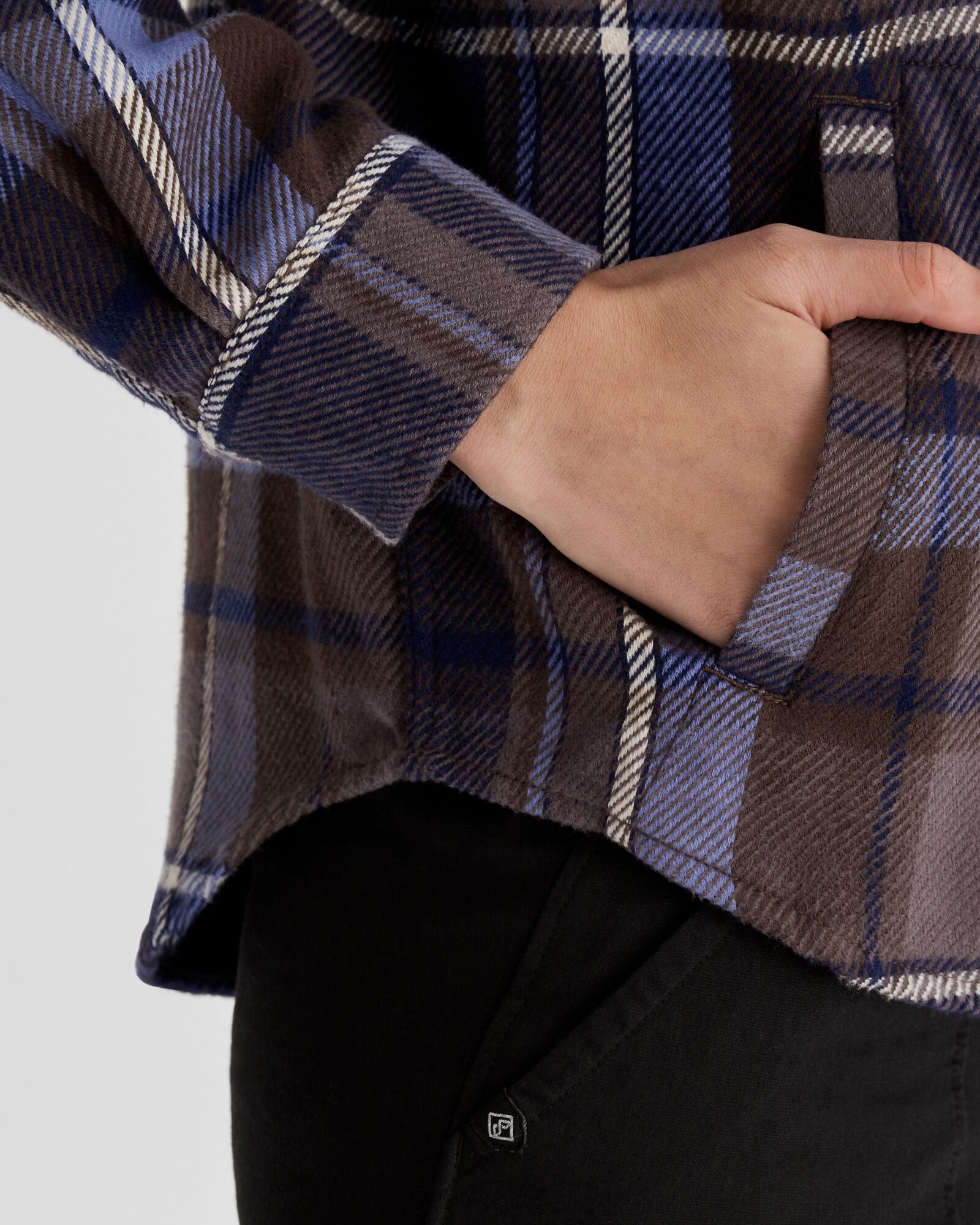 Women's Huntly Long Sleeve Plaid Shirt - Soft Flannel Button Down Top for Fall & Winter - Perfect for Cabin Getaways, Outdoor Adventures and Casual Office Wear