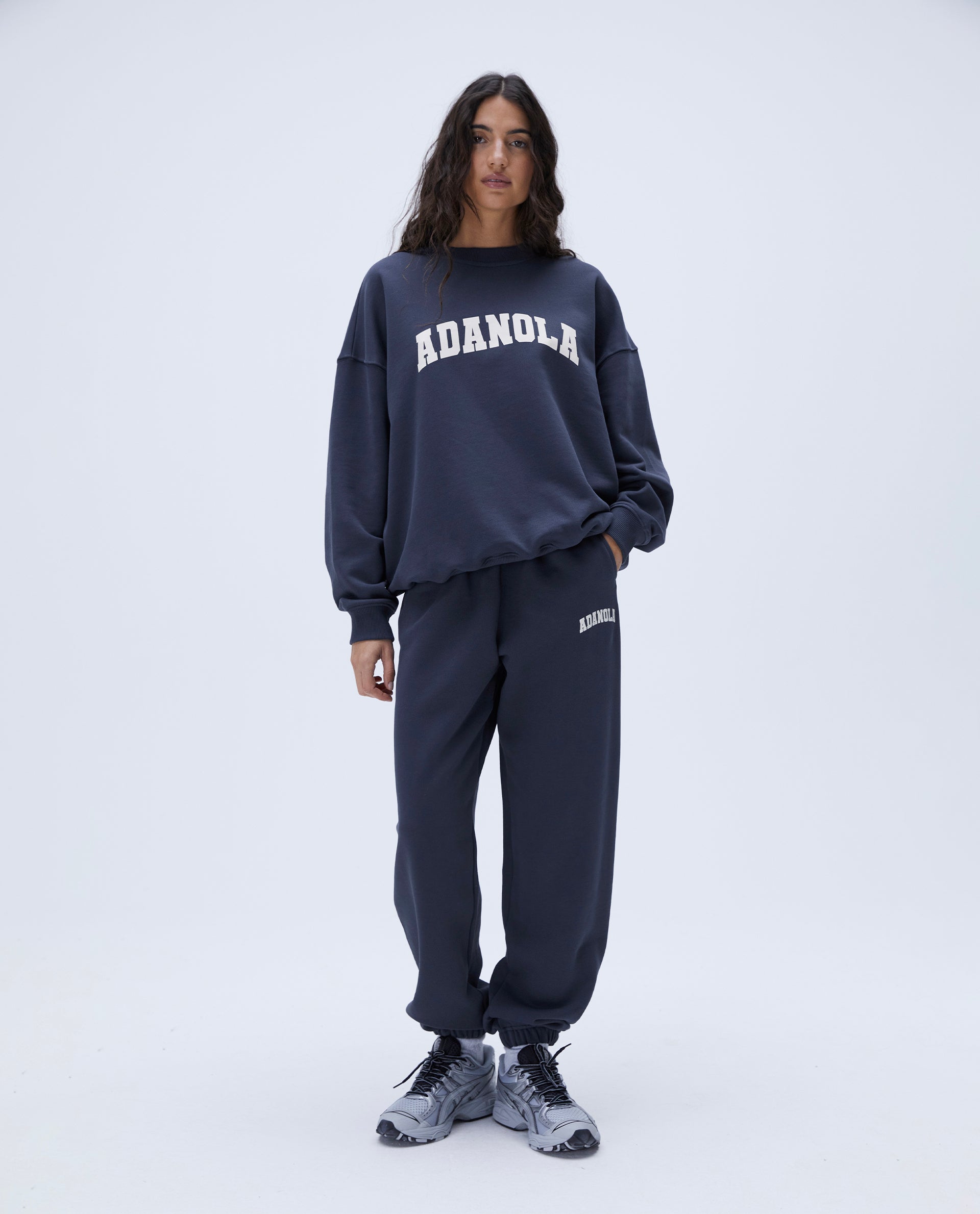 Premium Varsity Sweatpants for Men & Women - Comfortable Joggers in Midnight Blue - Perfect for Gym, Lounge & Casual Wear