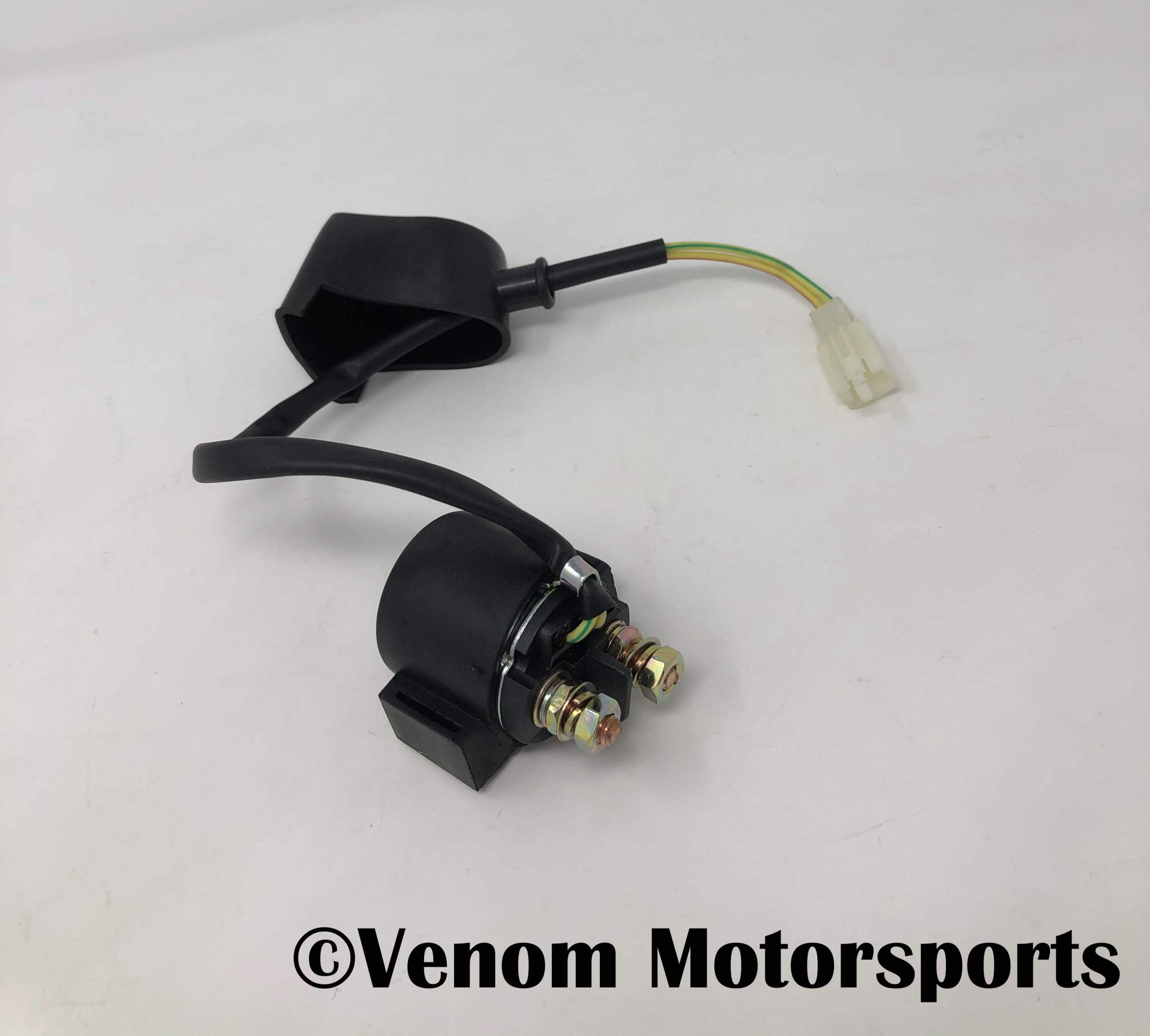 Venom 110cc 125cc ATV Replacement Starting Solenoid - Compatible with ATV, Dirt Bike & Quad - Perfect for Off-Road Adventures & Engine Repairs
