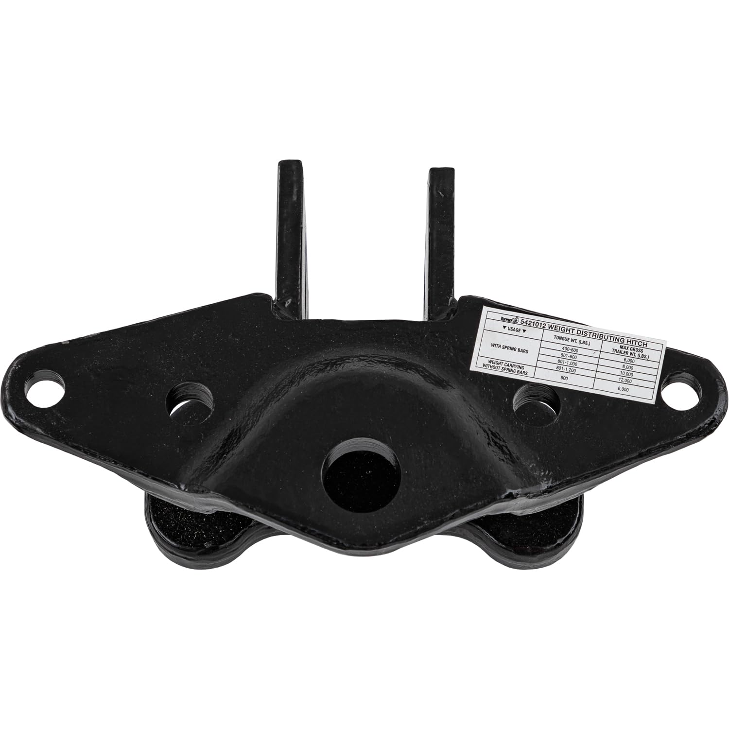 Buyers Products 5421012 Weight Distribution Hitch - 12,000 lb MGTW, 2-Inch Shank, Corrosion Resistant Carbon Steel for RVs, Boat Trailers, Campers & Toy Haulers | Enhanced Coupler Clearance | Perfect for Towing & Hauling Heavy Loads Safely