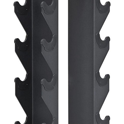 100-5164 Vertical Dumbbell Rack - Holds 6 Pairs of Dumbbells | Space-Saving Gym Storage for Home & Commercial Use | Perfect for Home Gym, Garage, or Fitness Studio