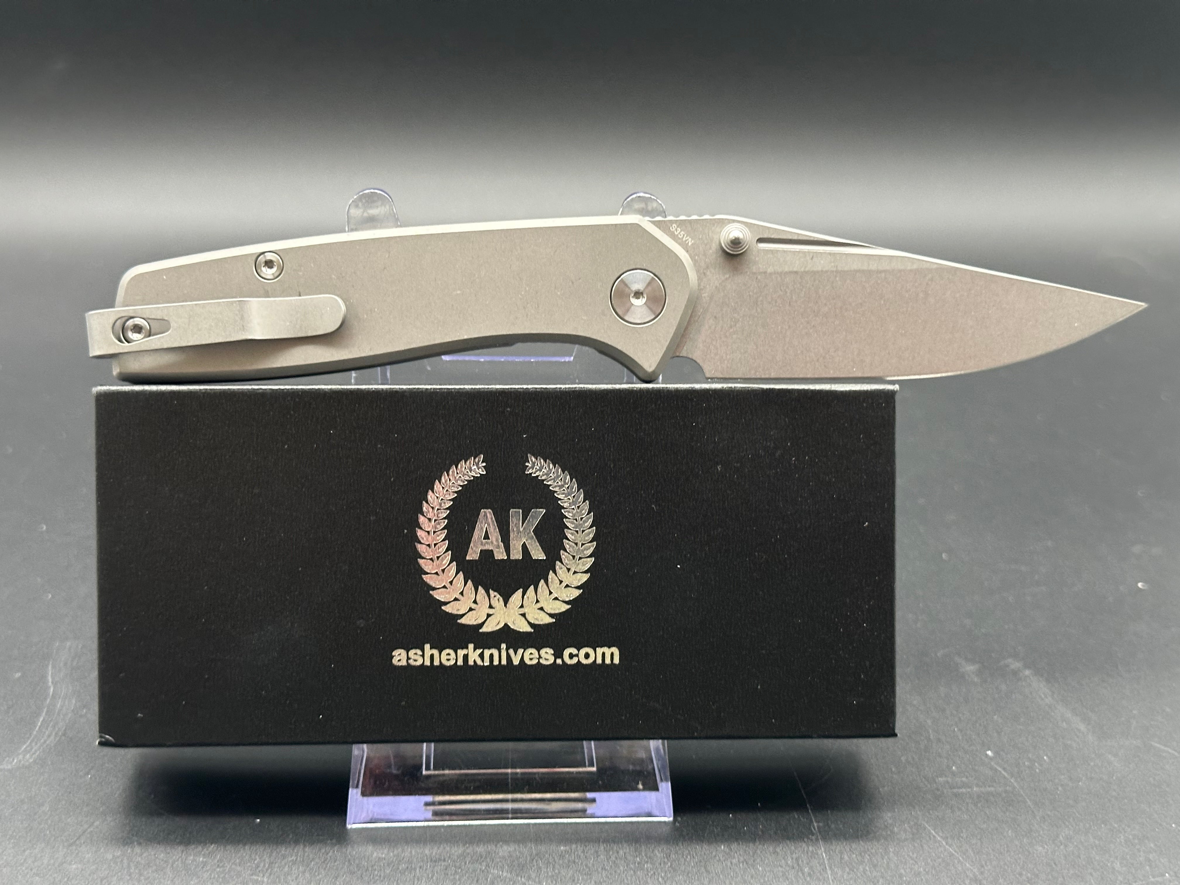 Asher Knives Co. Acuto Ti 3.2