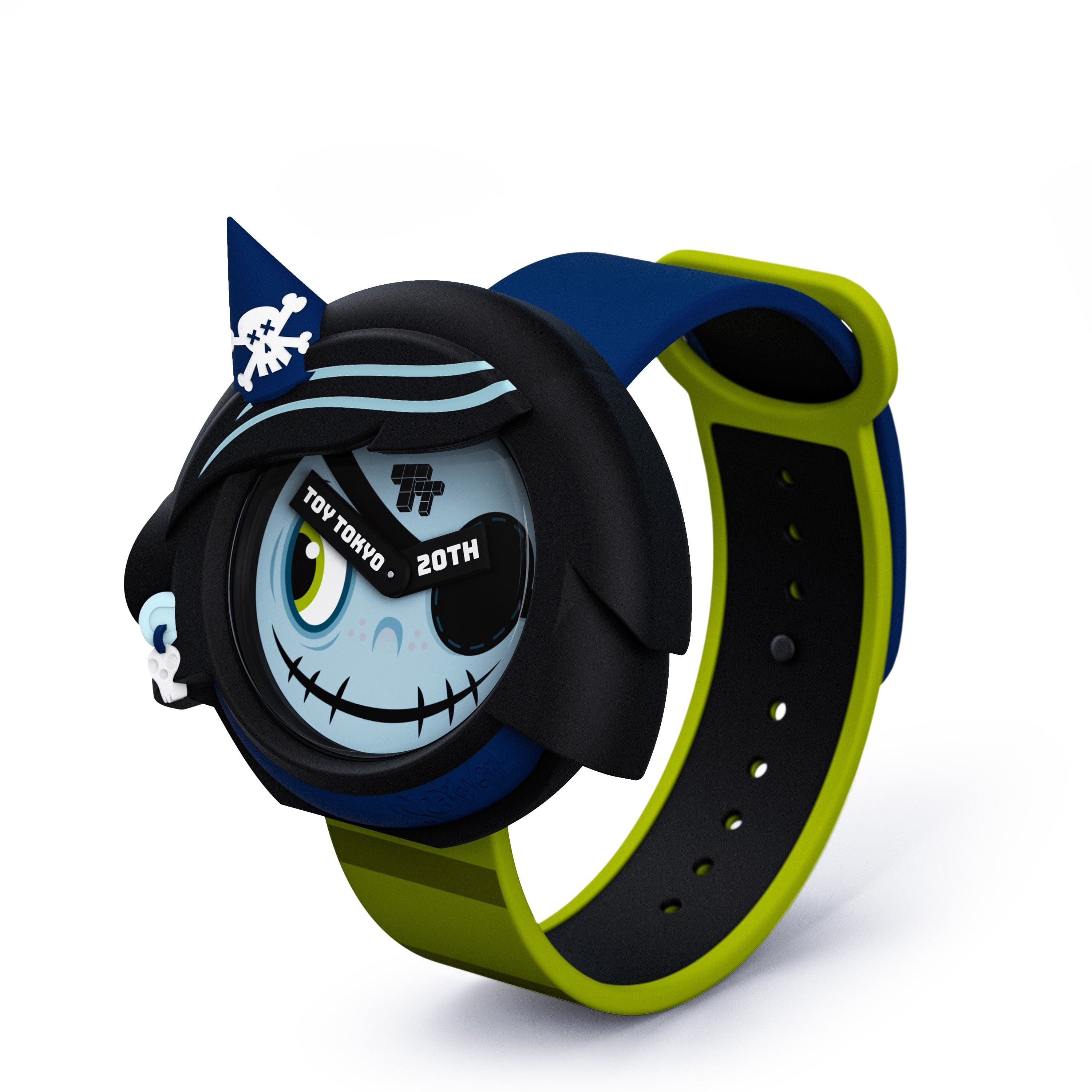 Scary Girl Nathan Jurevicius Watch by Toy Tokyo x Misfit - Limited Edition Collectible Art Watch for Horror Fans - Perfect for Cosplay, Halloween Costumes, and Pop Culture Collectors