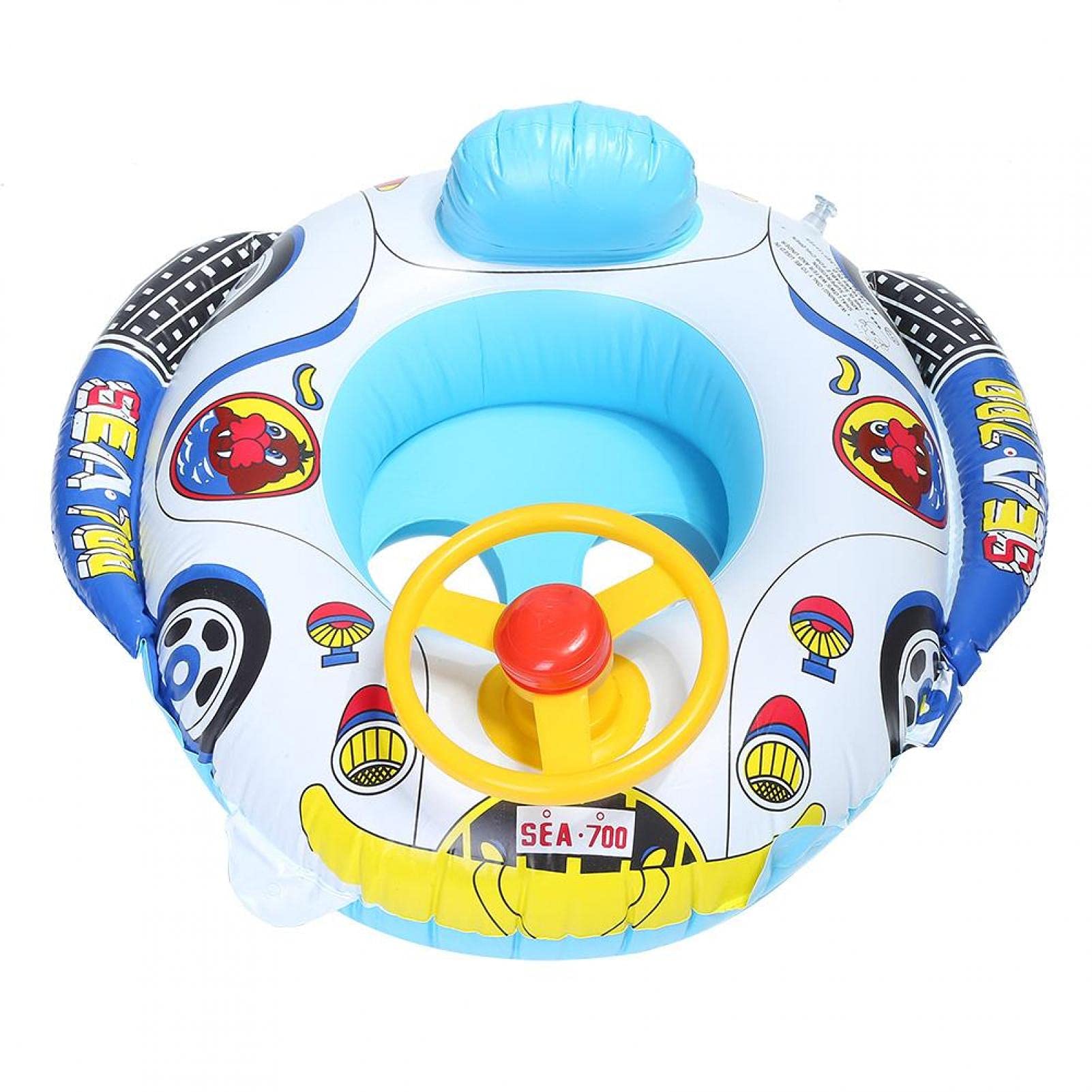 **Kuuleyn Inflatable Pool Floats for Kids - Cute Cartoon Swimming Rings & Float Seat Boat for Toddlers & Babies - Perfect for Pool Parties, Beach Trips & Summer Water Play**
