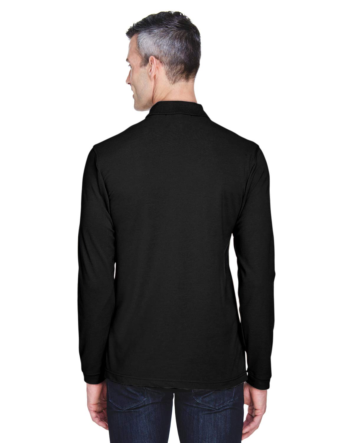 Women's Easy Blend Long-Sleeve Polo Shirt - Soft Stretch Comfort Fit (M265L) - Perfect for Work, Golf & Casual Wear