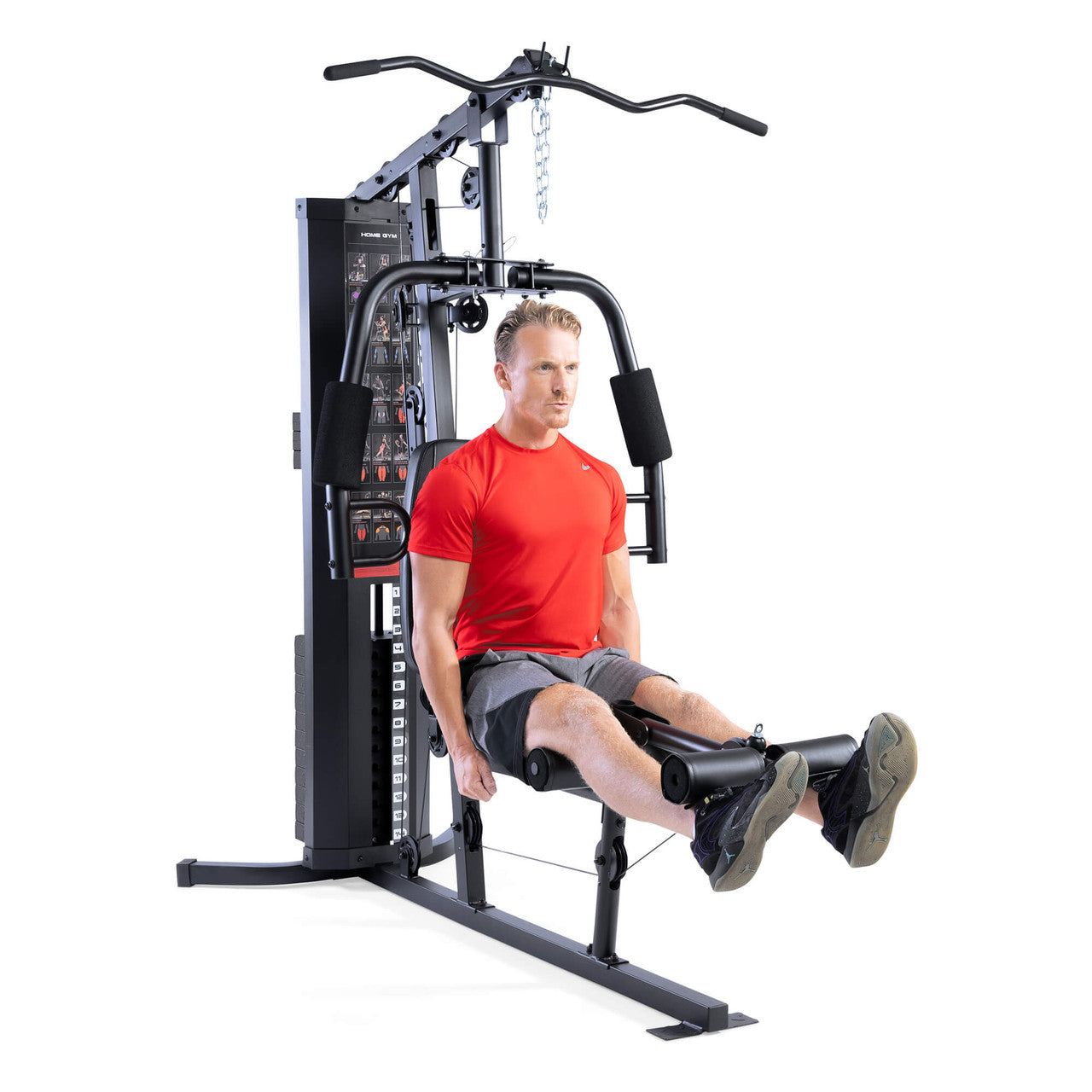 Marcy MWM-8178 150lb Stack Weight Home Gym - All-in-One Strength Training Equipment for Full Body Workout | Perfect for Home Fitness & Small Spaces