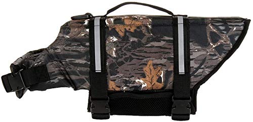 **Premium Dog Life Jacket - Swim Safety Vest with Handle for Small, Medium & Large Dogs - Buoyant Flotation Coat for Puppy & Adult Canines (Camouflage, XXL) - Perfect for Boating, Swimming & Water Adventures**