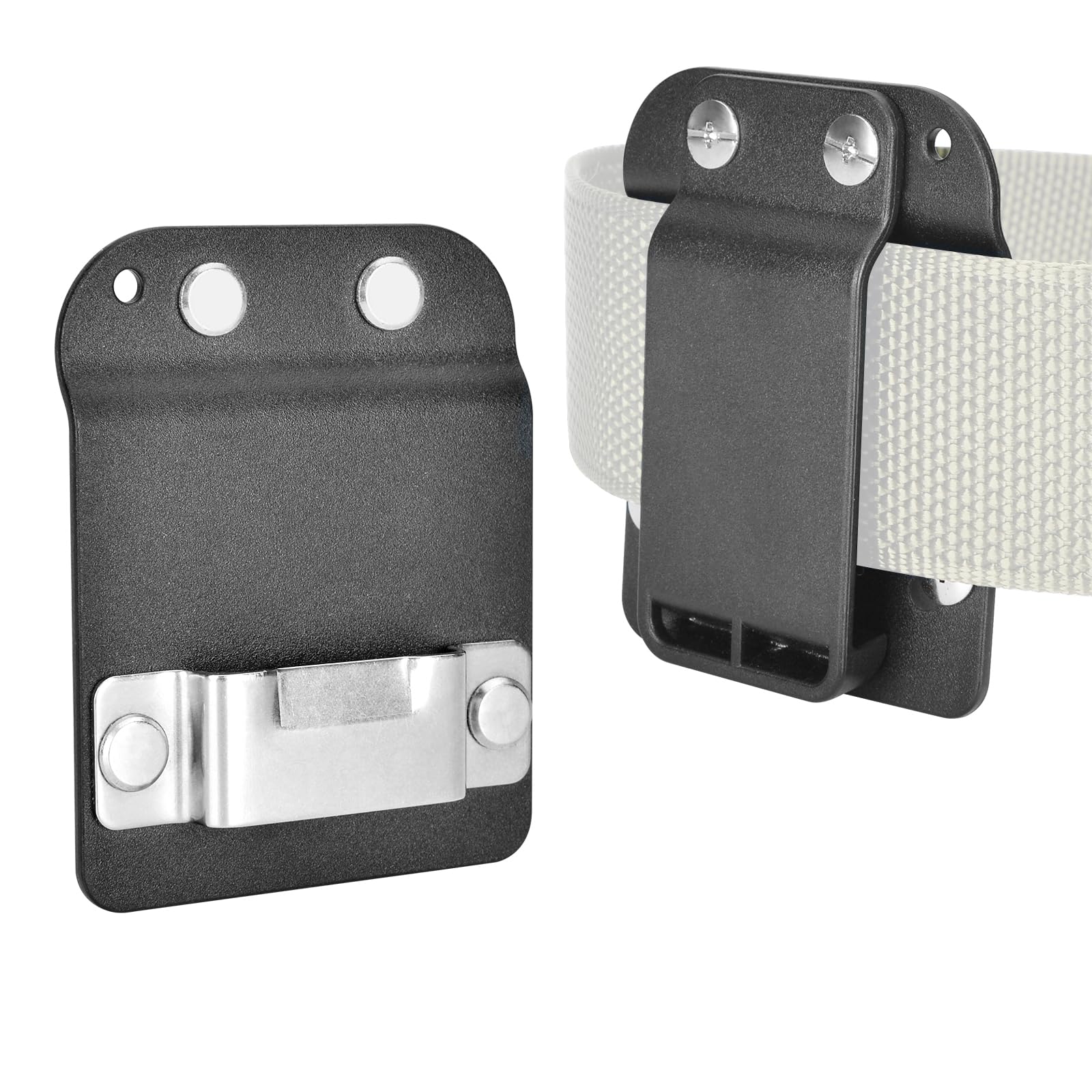 iGuerburn Tape Measure Holder - Tactical Belt Clip for Tape Measure, Low-Profile Tool Holster with Secure Clip - Perfect for Construction, Carpentry, DIY Projects & Work Pants Protection