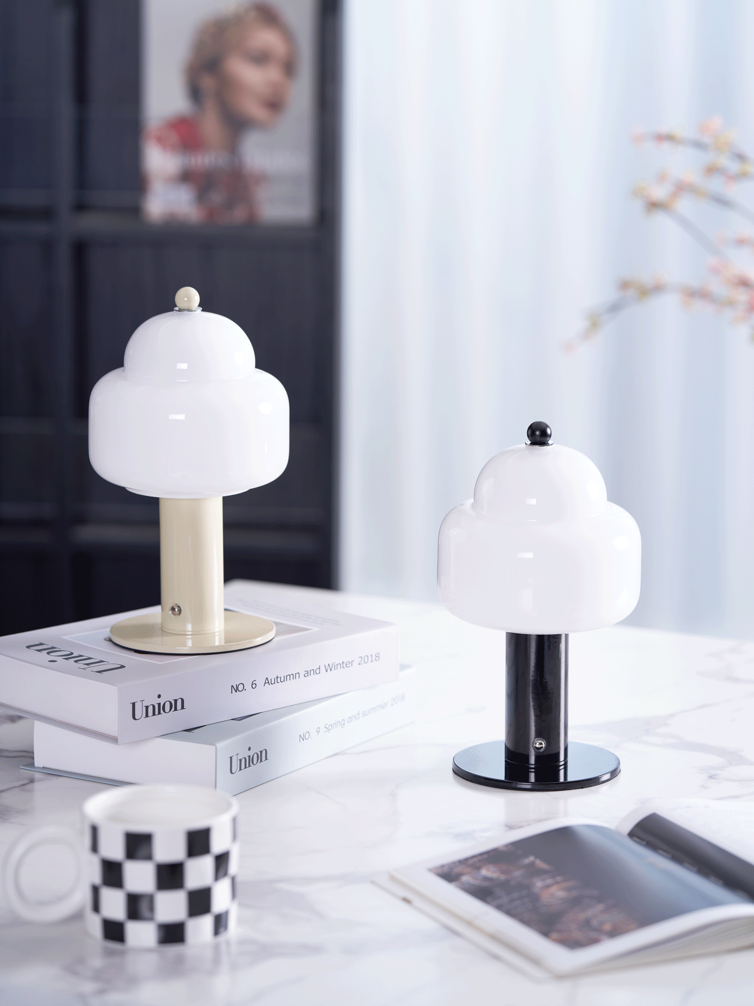 Cloud Dome Table Lamp - Modern LED Night Light for Bedroom, Living Room & Office - Perfect for Reading, Relaxing & Decor