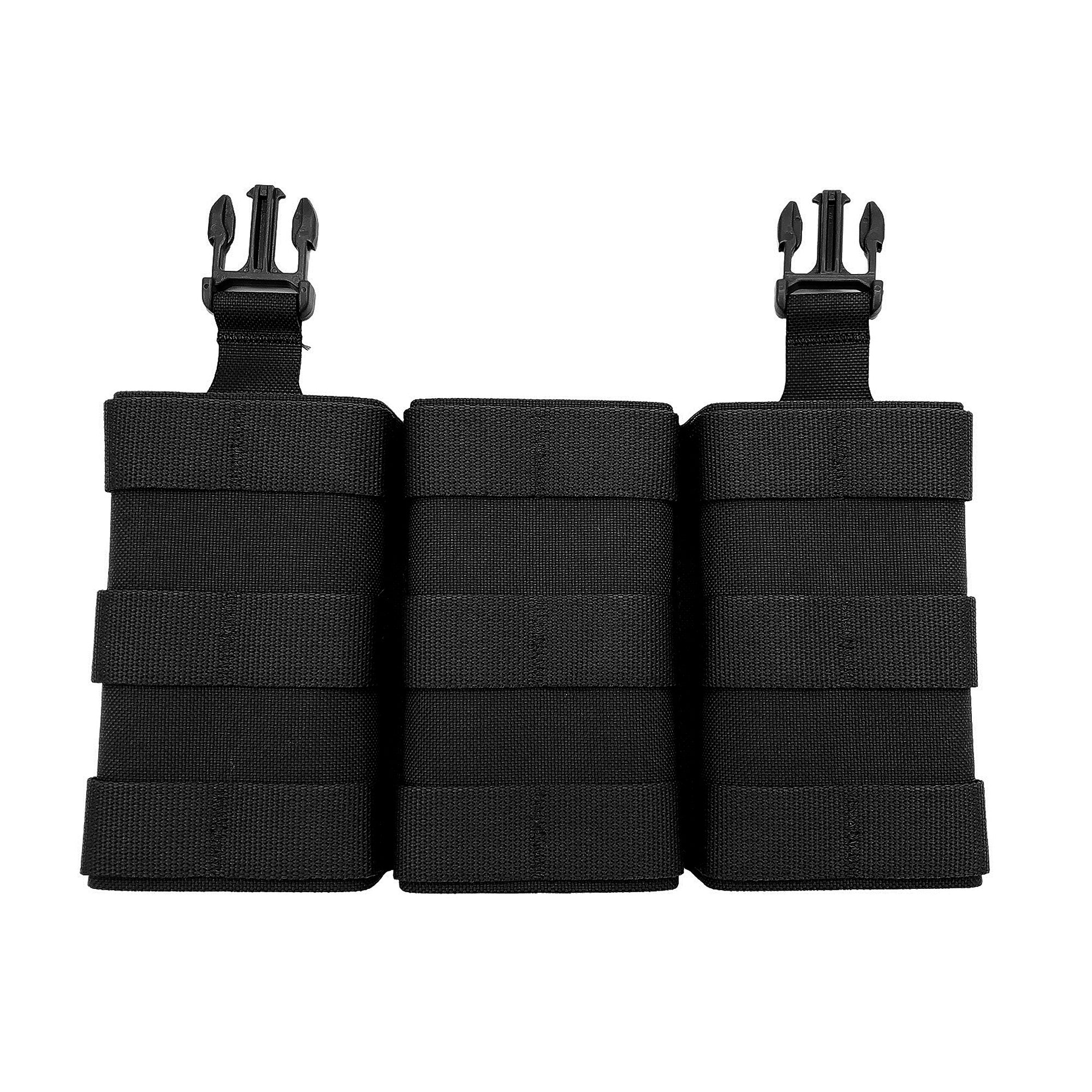 Esstac 7.62 AK Triple Daeodon Front Panel with Front Webbing - Tactical Molle Panel for AK Magazines | Perfect for Range Training, Hunting & Military Use