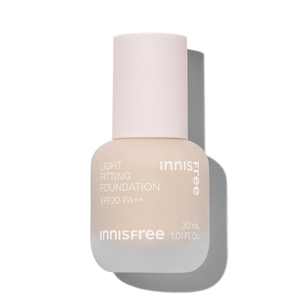 Innisfree Light Fitting Foundation SPF20 PA++ - Natural Coverage Makeup for Daily Wear | Perfect for Office, Date Night & Everyday Use