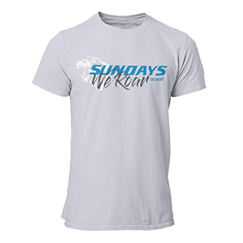 Detroit City FC Fan T-Shirt - 'Sundays We Roar' Unisex Football Jersey - Breathable Dri-Power Fabric for Game Day & Casual Wear