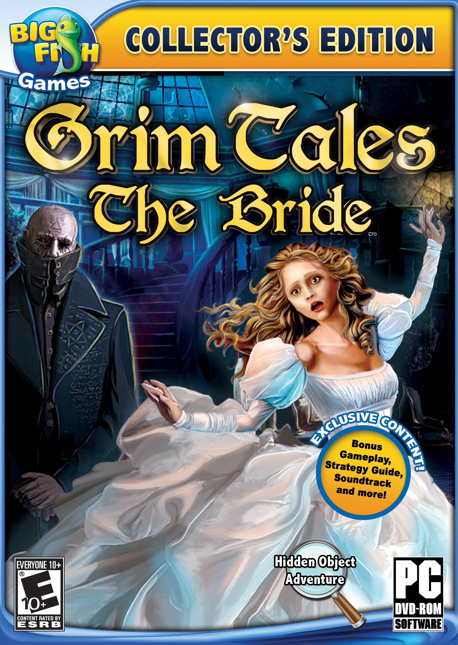 Grim Tales 1: The Bride - Mystery Adventure Game for PC | Solve Hidden Object Puzzles & Uncover Dark Secrets | Perfect for Horror Game Fans & Casual Players