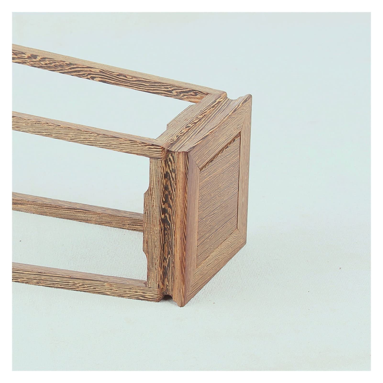 Solid Wood Bonsai Pedestal Stand - Indoor Flower Pot Rack, Simple Single Layer Side Table for Living Room, Small Vase Display Stand (Large Size) - Perfect for Home Decor, Plant Display & Living Room Accent Furniture