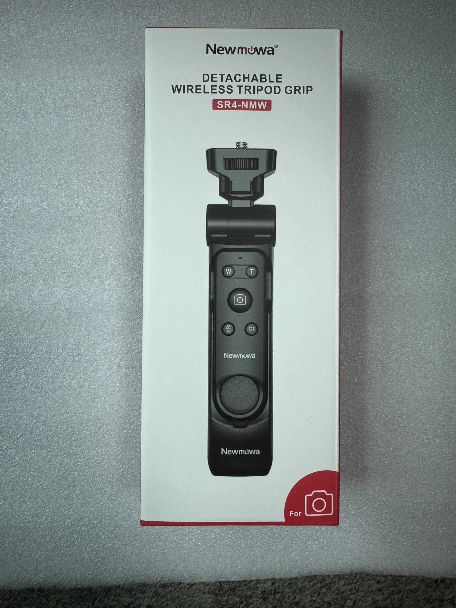 Newmowa Wireless Remote Control Camera Tripod Grip - Portable Travel Mini Tripod Handheld Stabilizer for Sony ZV-1, ZV-1F, RX100 VII, A7 III, A6100, Canon EOS R, RP, 6D Mark II, 800D, Nikon Z, Z50 - Perfect for Vlogging, Travel Photography & Outdoor Shooting